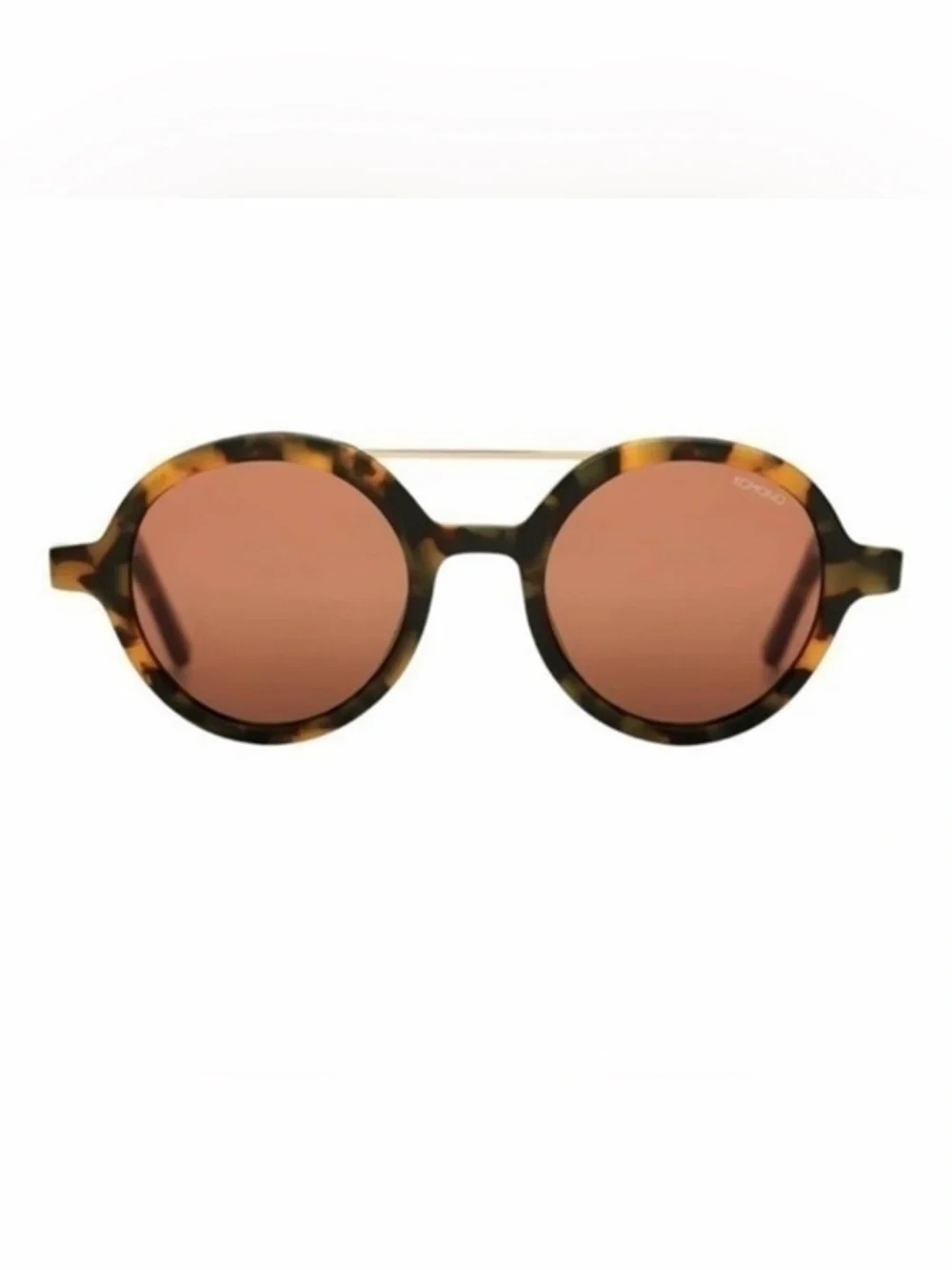 New Komono Sunglasses Vivien Tortosie gold brown round